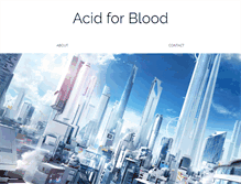 Tablet Screenshot of acidforblood.net